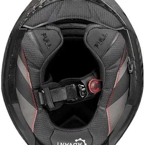 LS2 Advant X Carbon Solid Modular Bluetooth Motorcycle Helmets W/ SunShield SM