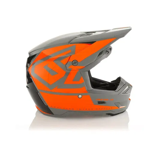 6D ATR 3 Hex Offroad Motocross Dirt Bike Helmet Gloss Neon Orange