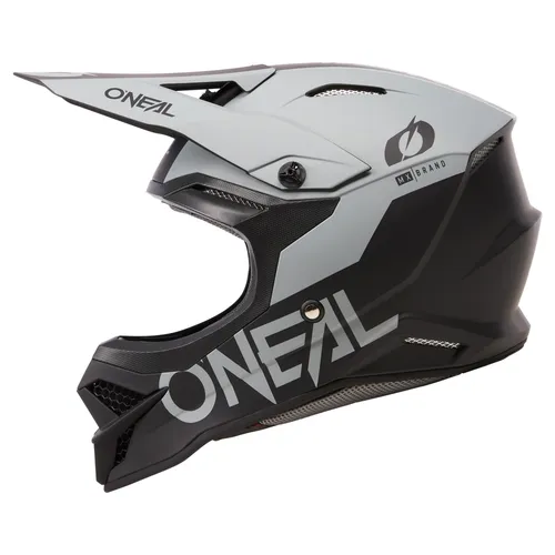 O'Neal 3 Series Solid V.24 Offroad Helmet Black/Cement Size Small