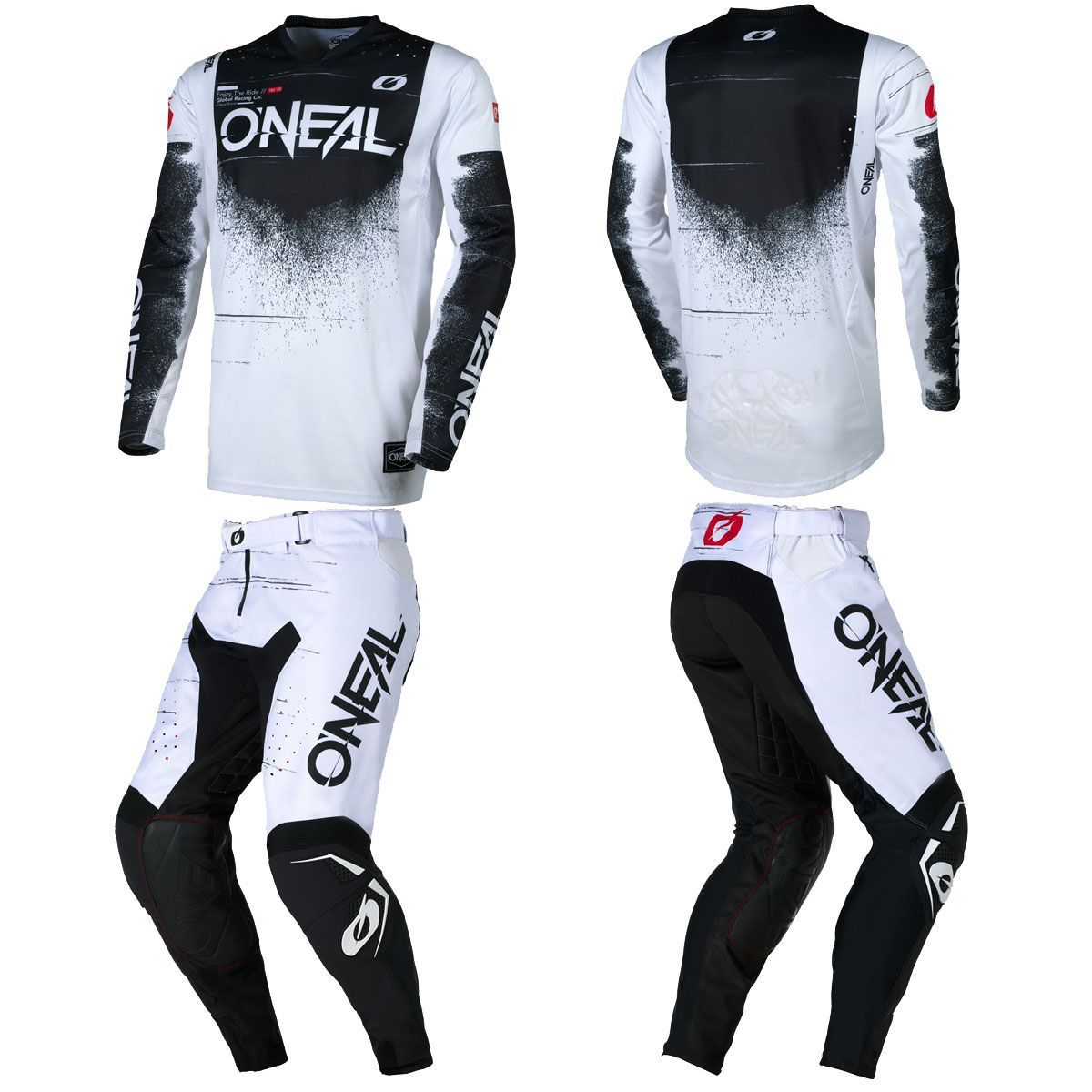 O'NEAL 2026 Adult Mens Hardwear Swipe Jersey Pant Offroad Gear Combo White/Black