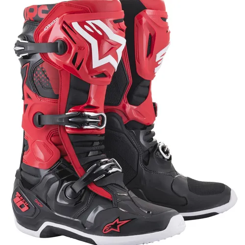 Alpinestars Tech 10 Offroad MX Boots Black/Red