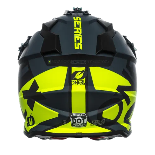 O'Neal 2 Series Spyde Motocross Offroad Dirt Bike Helmet Black/Hi-Viz