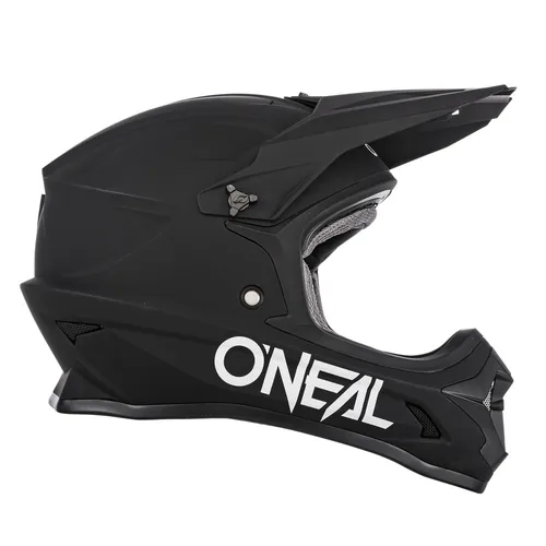 O'Neal Youth 1 Series Helmet Solid Black Offroad Motocross Kids ATV UTV 