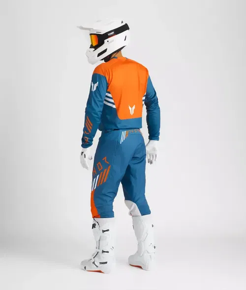 Thor 2025 LAUNCHMODE Zone Motocross Offroad Jersey Pant Combo Blue