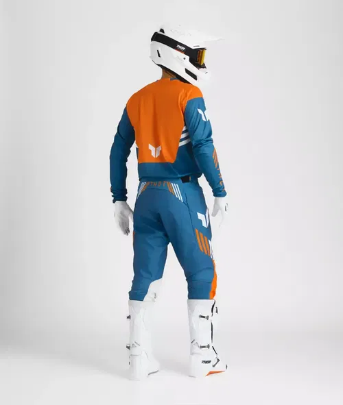 Thor 2025 LAUNCHMODE Zone Motocross Offroad Jersey Pant Combo Blue