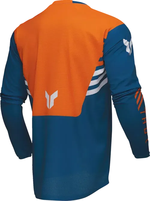 Thor 2025 LAUNCHMODE Zone Motocross Offroad Jersey Pant Combo Blue