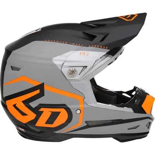 6D ATR-2 Delta Offroad Motocross Helmet Neon Orange