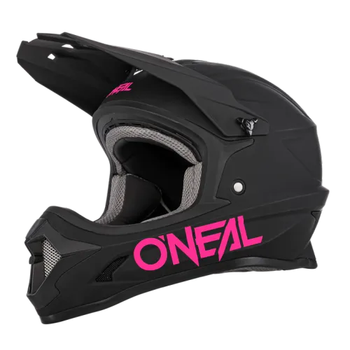 O'Neal Youth Girls 1 Series Helmet Black/Pink Offroad Motocross Kids ATV UTV 