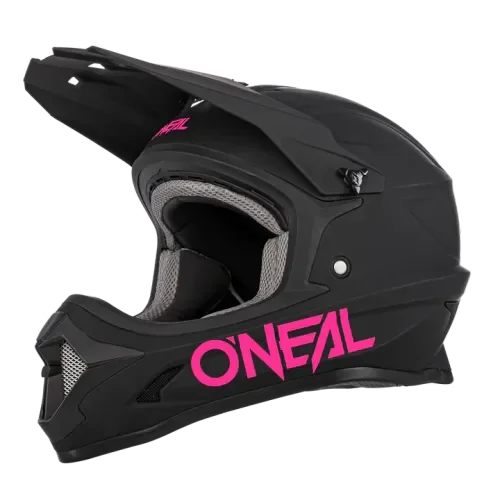 O'Neal Youth Girls 1 Series Helmet Black/Pink Offroad Motocross Kids Large