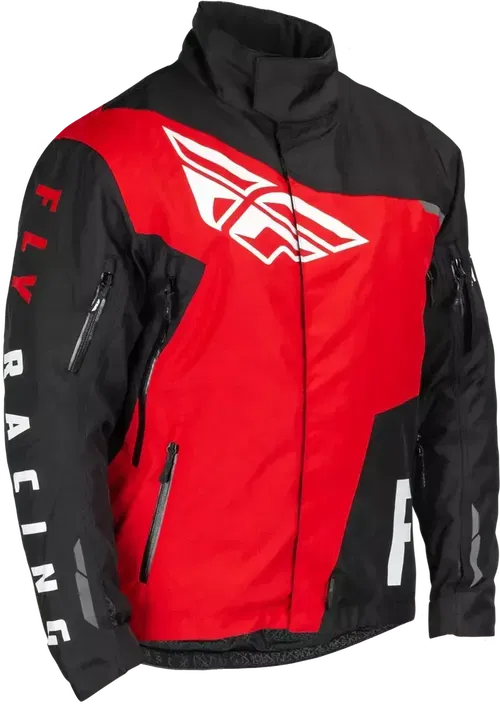 FLY Racing - 470-5402YS - YOUTH SNX PRO JACKET BLACK/RED YS