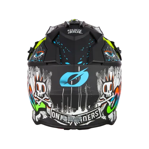 O'Neal 2 Series Rancid V.24 Offroad Motocross Dirt Bike Helmet Black/White XL