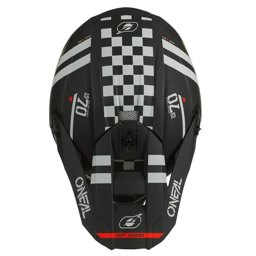 O'Neal 5 Series Squadron Motocross Offroad Dirt Bike Helmet Black/Gray