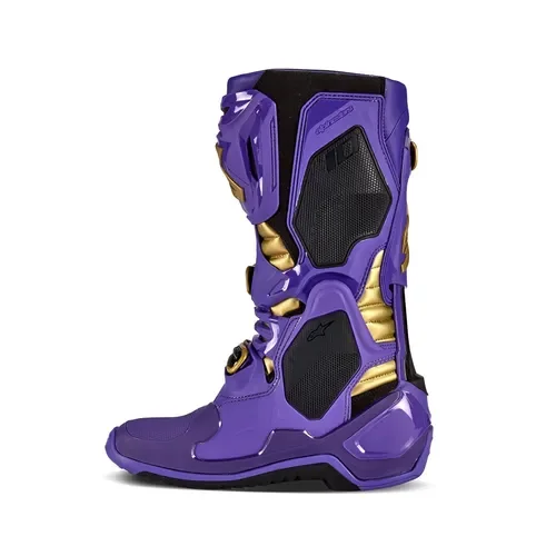 Alpinestars Tech 10 Champ LE Boots Ultraviolet/Gold/Black