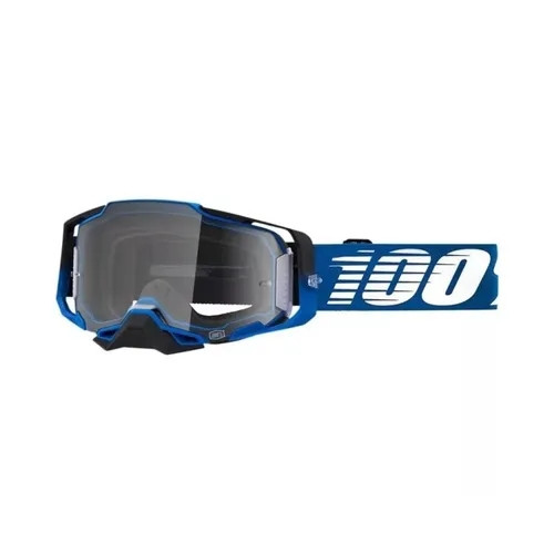 100% 50721-101-04 Armega Rockchuck Offroad Motocross Goggles with Clear Lens