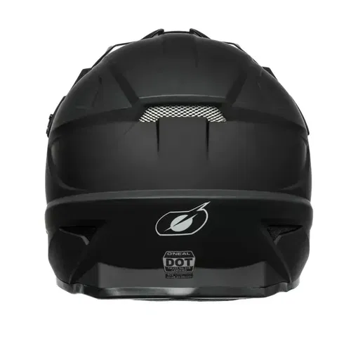 O'Neal 1 Series Adult Motocross Offroad Helmet Solid Black X-Small XS 0632-111