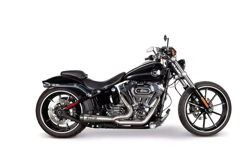 TBR 005-5210199-B COMP S 2IN1 CARBON TIP 00-17 SOFTAIL BLACK