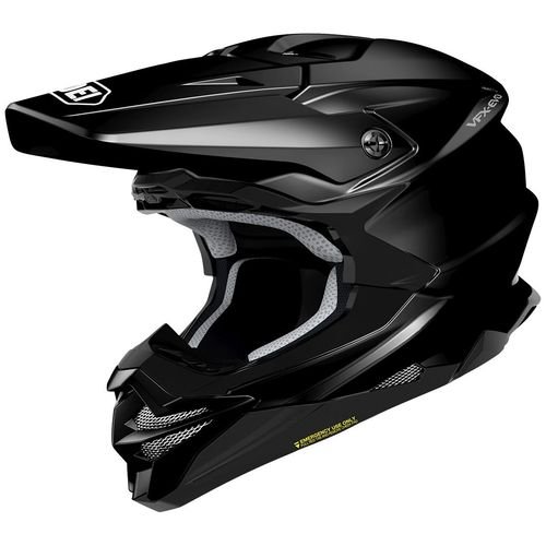 Shoei VFX-EVO Solid Offroad Motocross Helmet Black