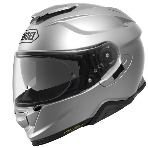 Shoei GT-Air II Motorcycle Street Full Face Helmet Solid Light Silver