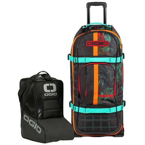 OGIO Rig 9800 Pro Tropics Wheeled Gear Bag and MX Boot Bag 801003.08