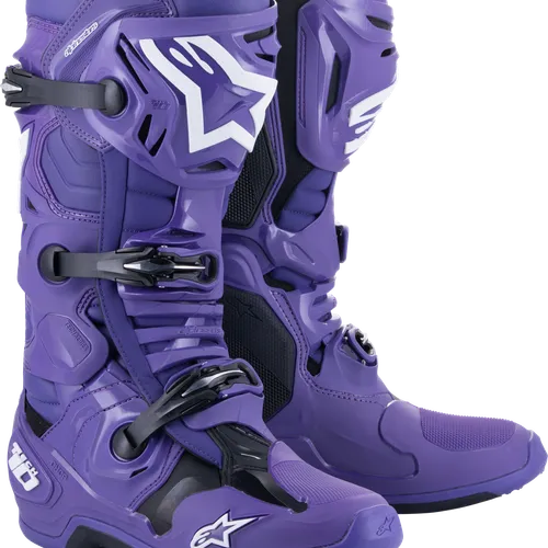 Alpinestars Tech 10 Offroad MX Boots Purple/Black
