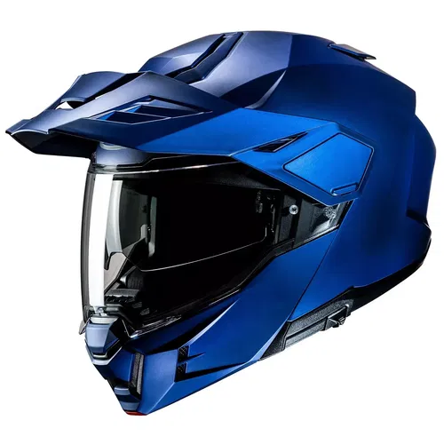 HJC i80 Semi-Flat Modular Motorcycle Street Helmet Metallic Blue
