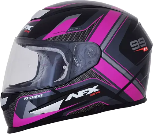 AFX Womens FX-99 Full Face Helmet Recurve Black/Fuchsia