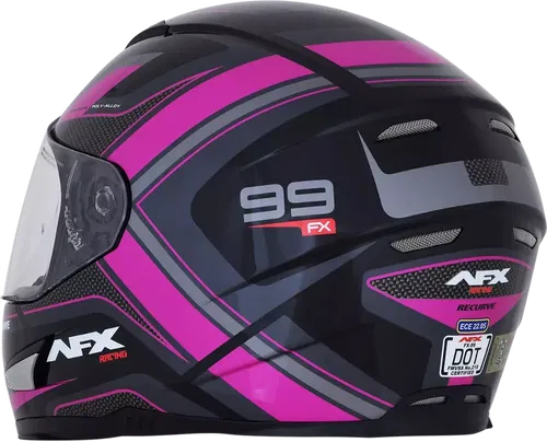 AFX Womens FX-99 Full Face Helmet Recurve Black/Fuchsia