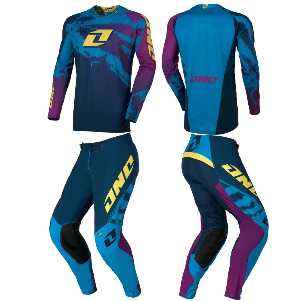 ONE Industries X-297 Offroad Motocross Jersey Pant Combo Tiger Navy
