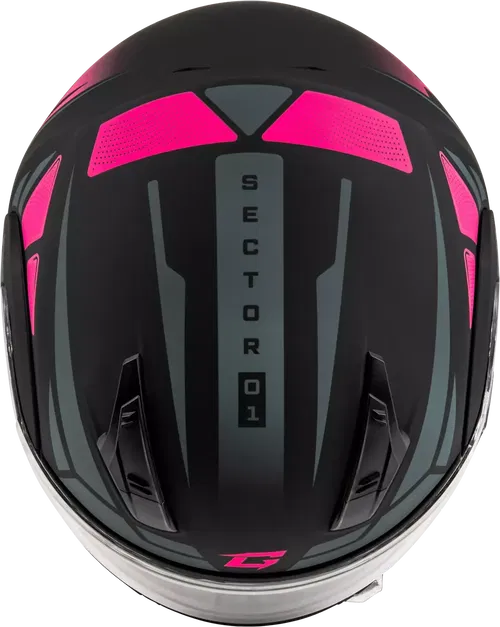 GMAX M20431333 MD-04S SECTOR SNOW HELMET BLACK/PINK XS