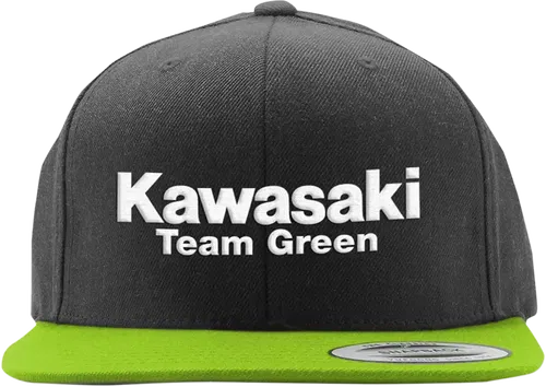 Factory Effex Kawasaki Team Green Snapback Youth Hat Black-Green
