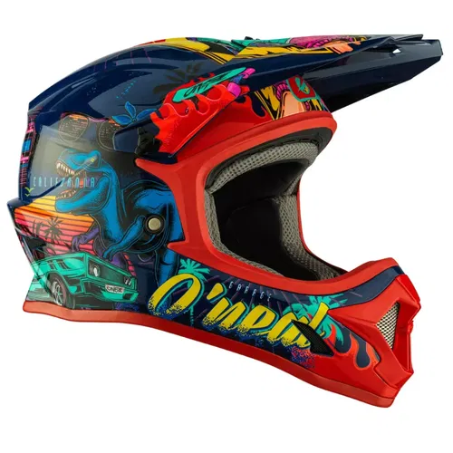 Oneal Youth Kids 1 Series Rex Graphic Offroad Motocross MX Dirtbike Helmet SRS