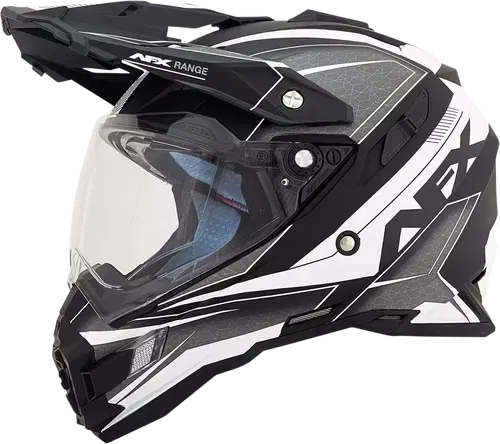 AFX FX-41 Dual Sport Adventure Helmet Range Matte Black