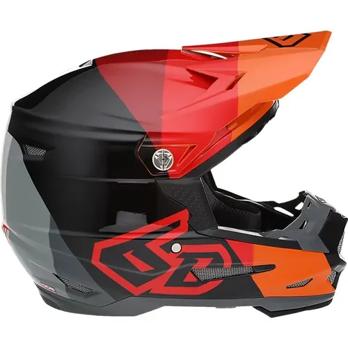 6D ATR-2 Range Offroad Motocross Helmet Red