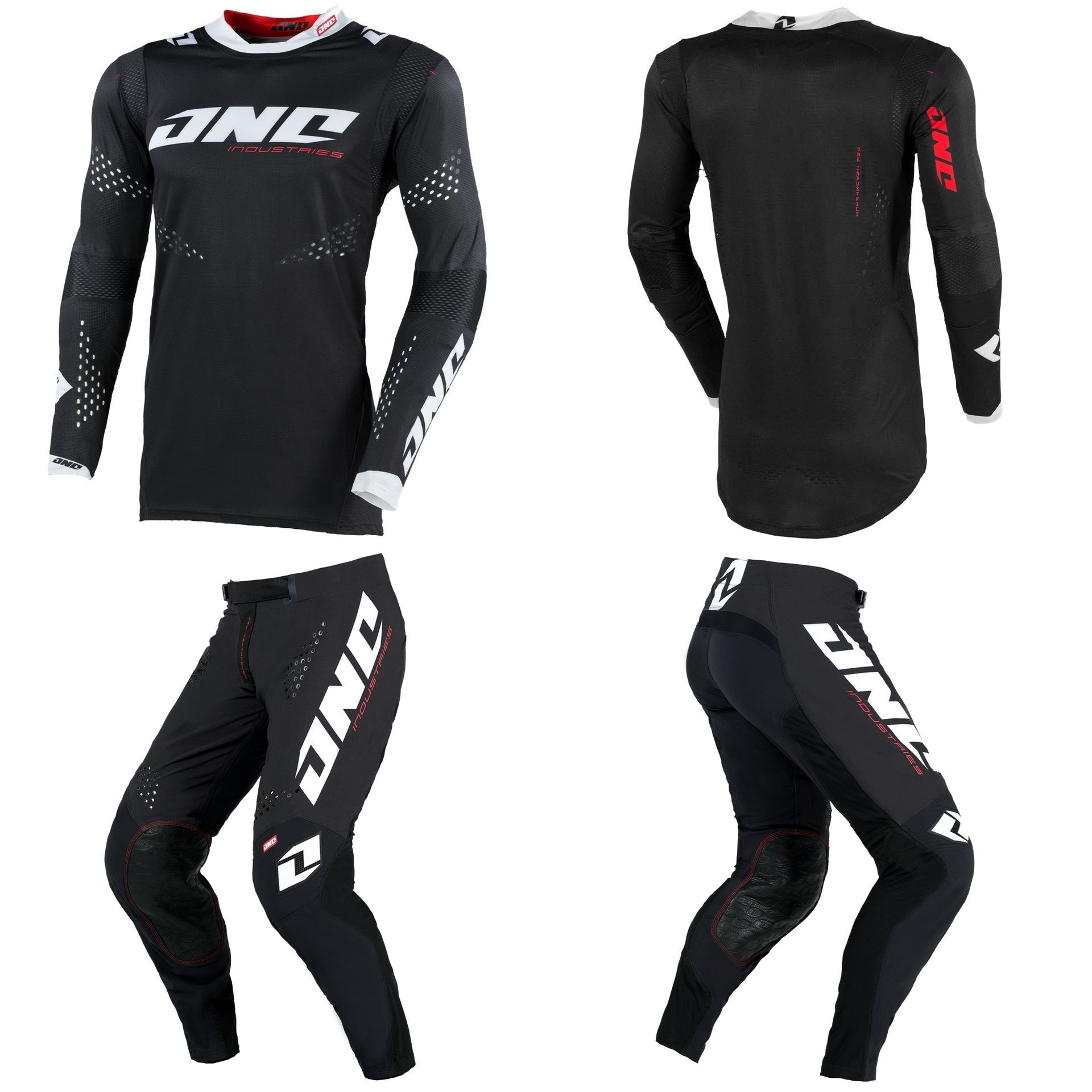 ONE Industries X-197 Offroad Motocross Jersey Pant Combo Uno Black