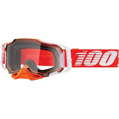 100% Armega Offroad Motocross Goggle Regal with Clear Len 50721-101-07