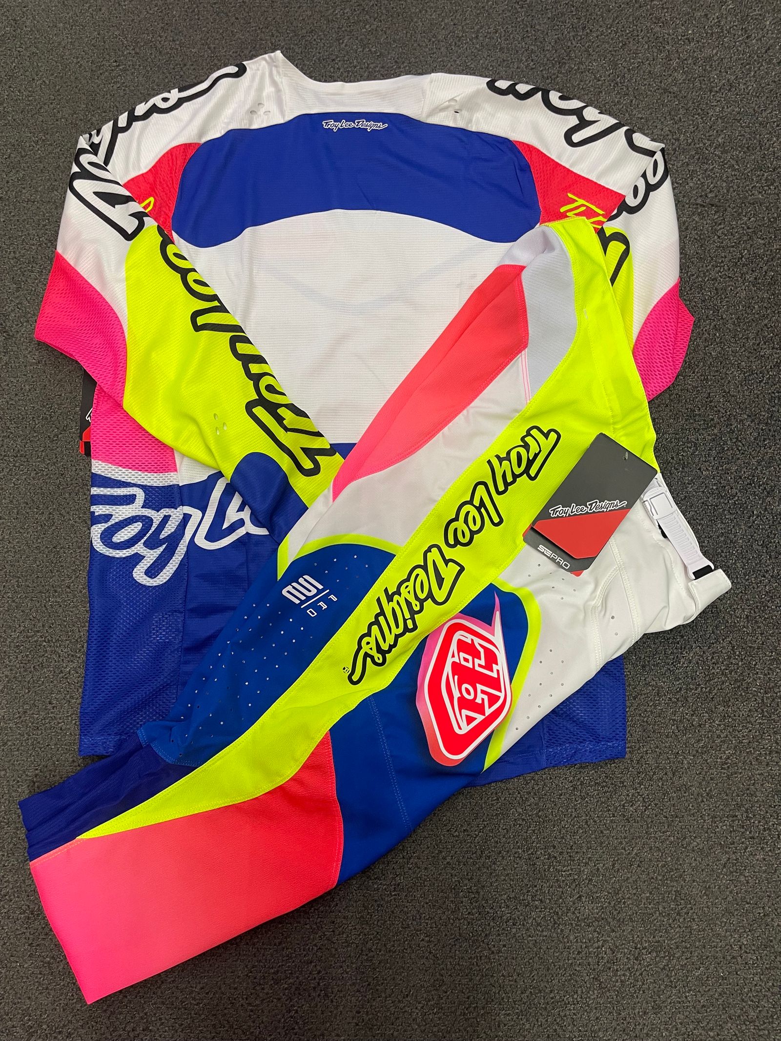 SE Pro Jersey Radian White / Multi – Troy Lee Designs