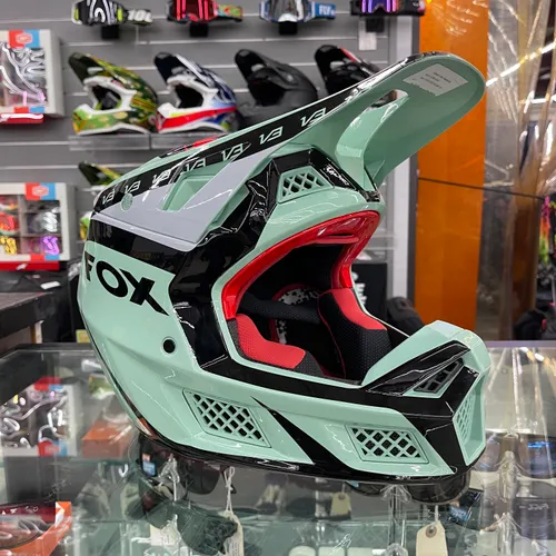 Fox Racing V3 DVIDE Helmet Jade - Large