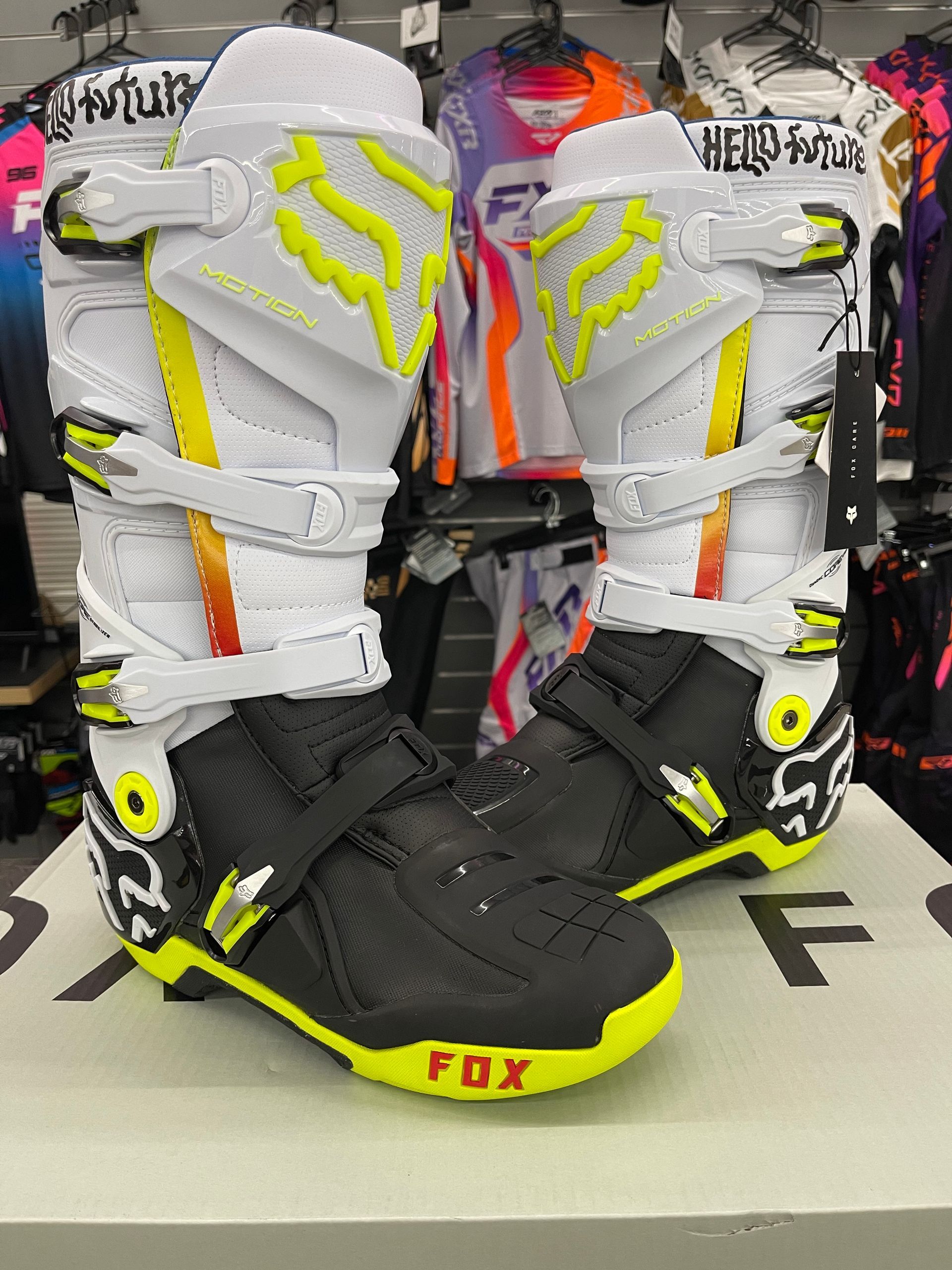 Fox Motion Boot Hello Future WHT