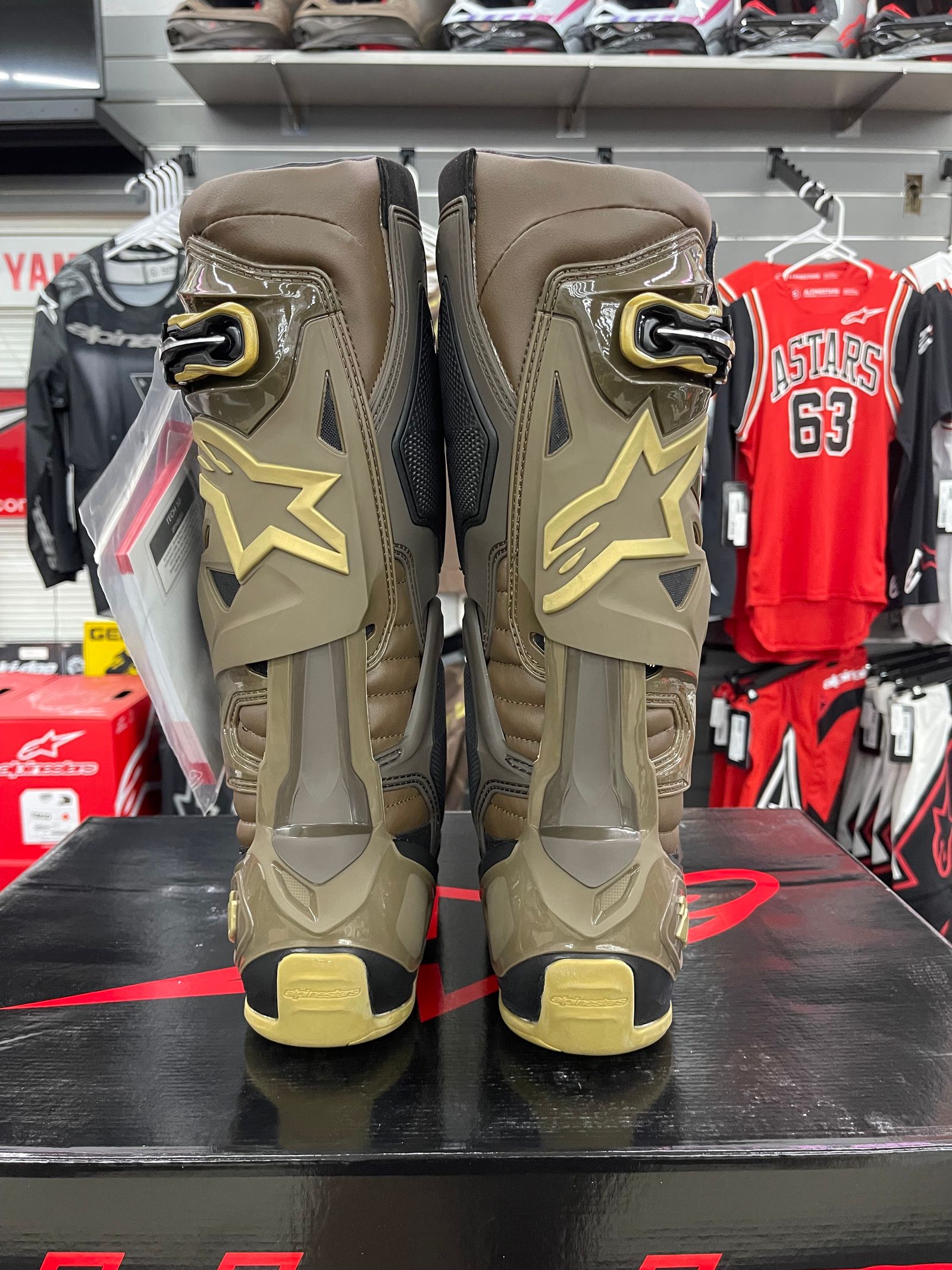Alpinestars Tech10 MX モトクロス Tech 10 Boots - BLACK MOTOCROSS Boots
