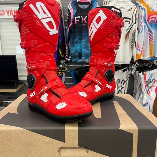 SIDI CROSSFIRE 3 SRS BOOTS ALL RED
