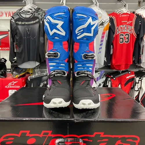Alpinestar Tech 10 Supervented Blu/Pur/Wht 