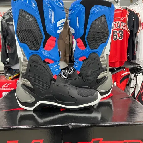 Alpinestar Tech 10 Supervented Blu/Pur/Wht 