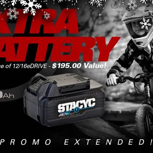 Stacyc 16E Drive Free Battery