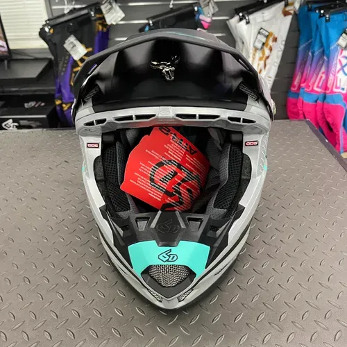 6D ATR-2 Delta Helmet Teal - LARGE
