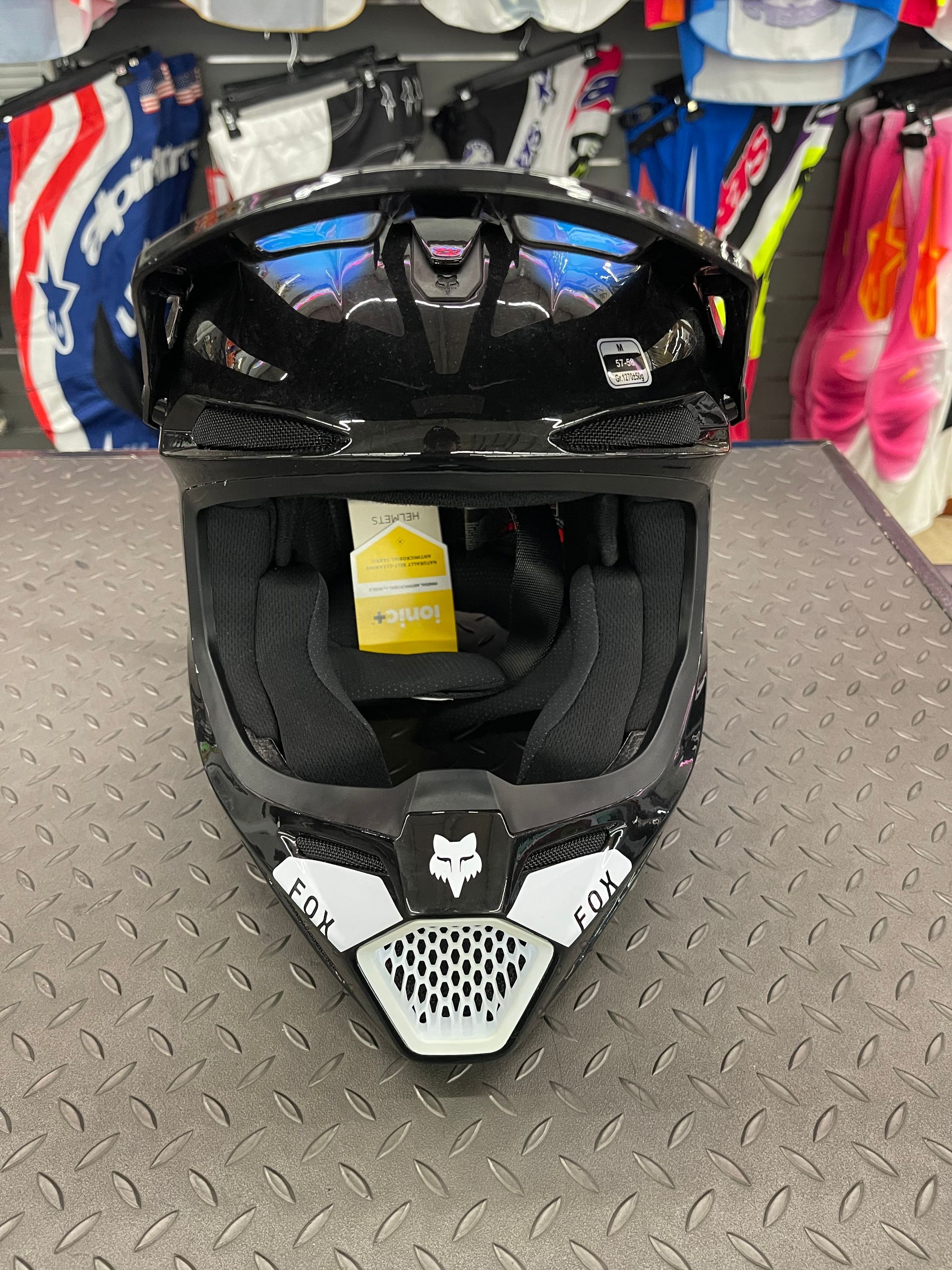 Fox V3 Volatile Helmet Blk/Blu