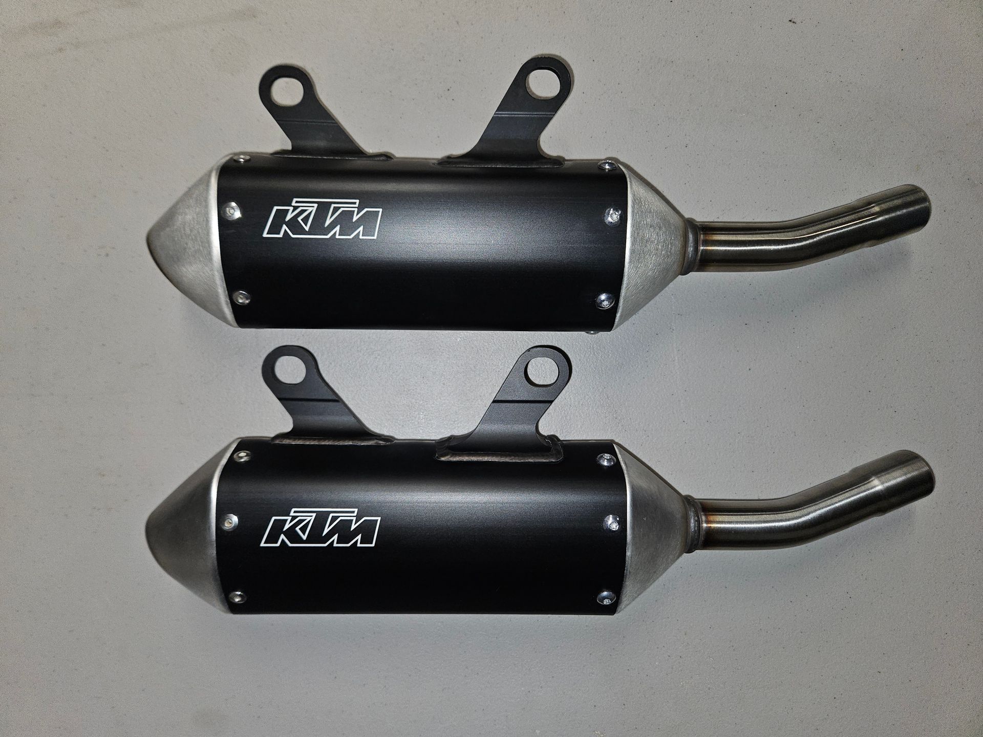 Two New Stock Silencer(s) for KTM 250 & 300 SX/XC Two New Stock Silencer(s) for KTM 250 & 300 SX/XC