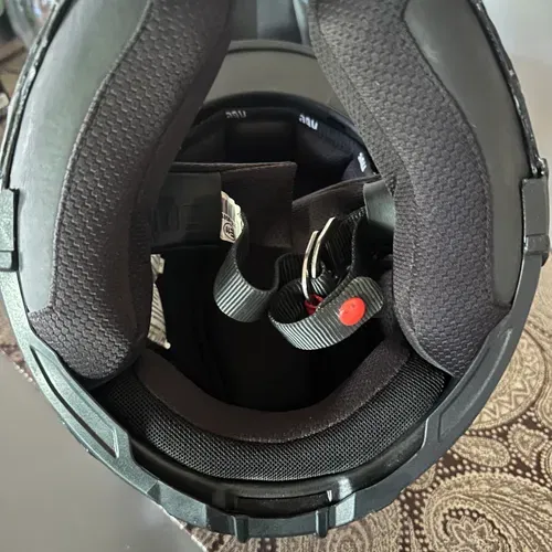 AGV Brand, Ax-8 Dual Sport Helmet (Black),(small)