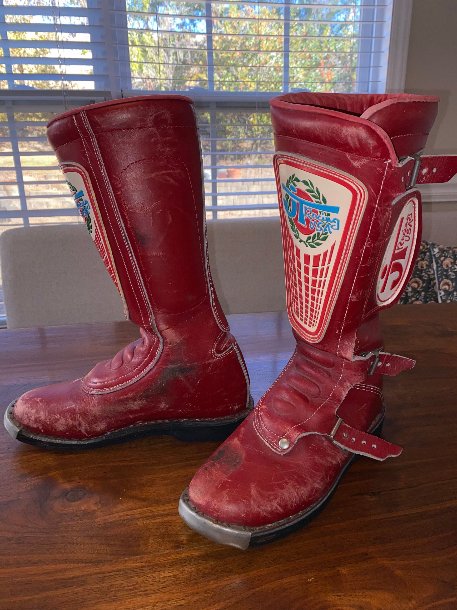 JT Vintage Leather Boots - Size 8