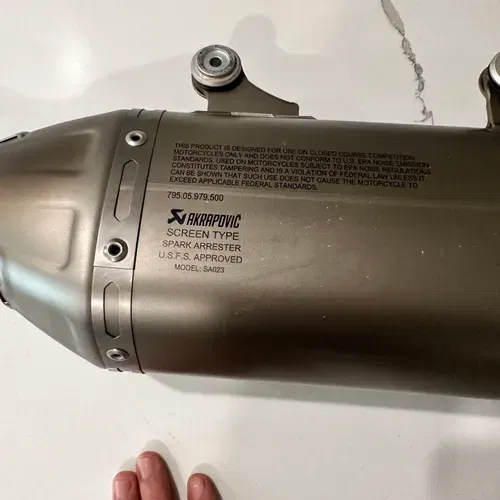 Akrapovic Slip On Exhaust 2019-2022 KTM/husqvarna/gas Gas 