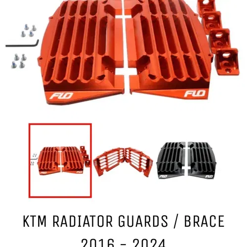 KTM RADIATOR GUARDS / BRACE 2016 - 2024